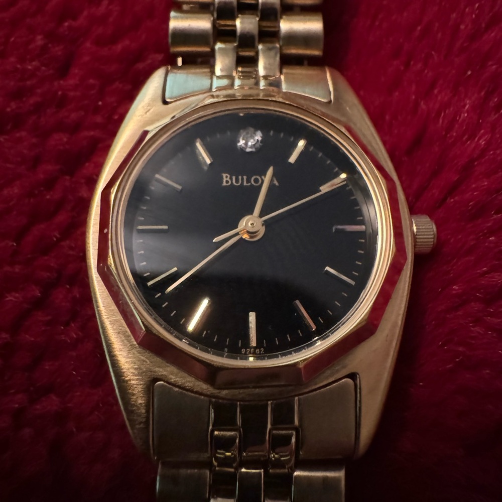 Bulova Woman’s Watch - New without tags. Still has protective film on back.